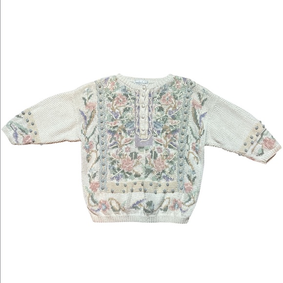 Jennifer Reed | Sweaters | Vintage Hand Knit Jennifer Reed Sweater ...